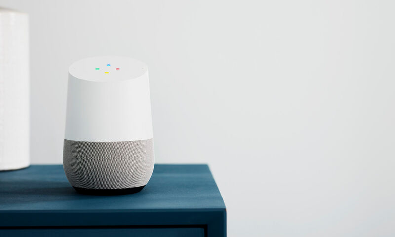 Enceinte Google Home Curieux gadget
