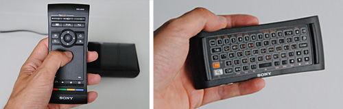 La télécommande double-face. Télécommande double-face Google TV