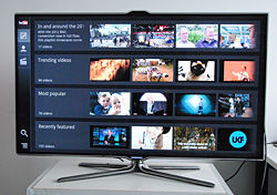 Connexion sur l'application Youtube via la Google box. Youtube Google Box