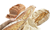 Pains de chaînes de boulangerie